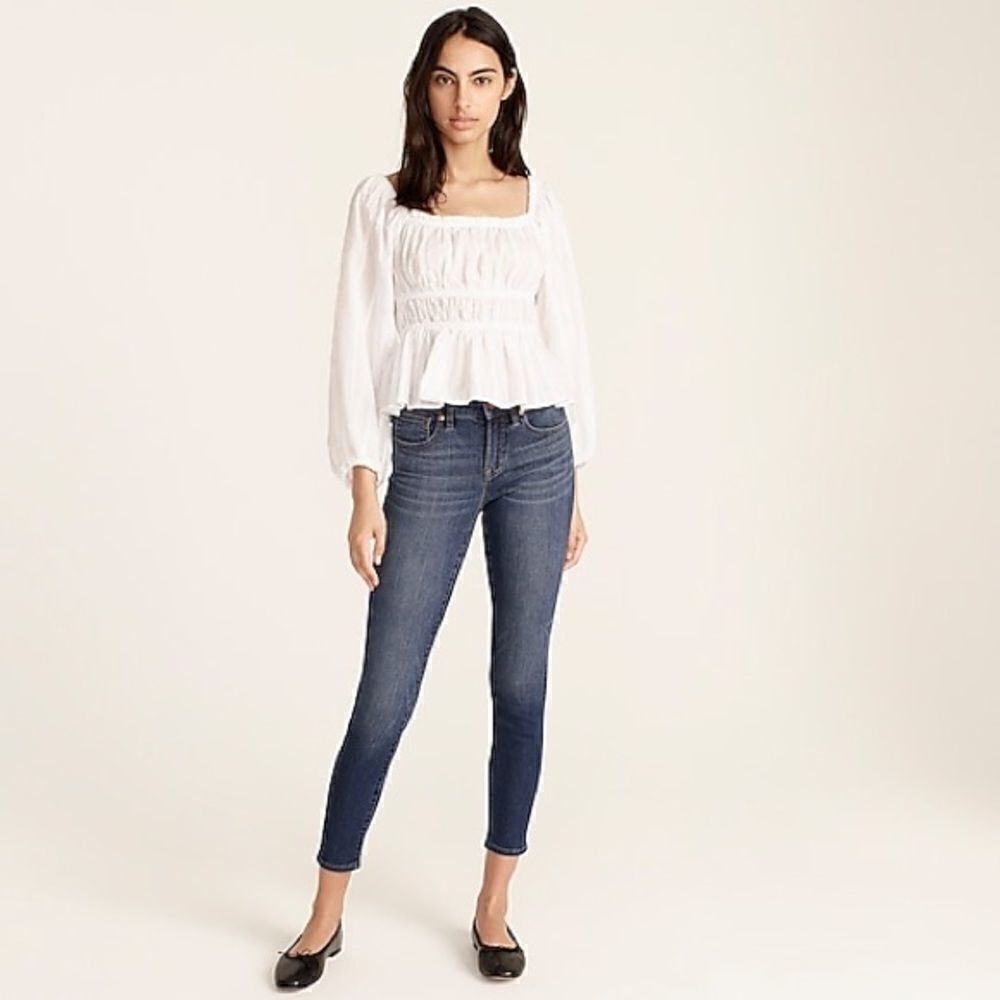 J.Crew Toothpick Rip Knee Skinny Jeans size 26